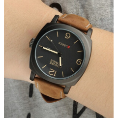 Чоловічий наручний годинник Curren Leisure Series Brown (2104618464) Днепр