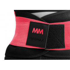 Пояс компресійний MadMax MFA-277 Slimming belt S Black/rubine red Дзензелевка