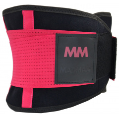 Пояс компресійний MadMax MFA-277 Slimming belt S Black/rubine red Дзензелевка