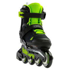 Ролики Rollerblade Microblade 2023 28-32 Black/Green (1012-07221900-T83-28-32) Чорноморськ