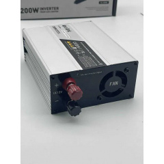 Перетворювач автомобільного струму S-link 12 220W 200W інвертор для котла чиста синусоїда (1756375660) Орехов