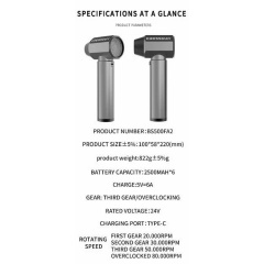 Турбо вентилятор пилосос для чищення салону автомобіля No Brand Crossgun Чорний (2308444626) Геническ