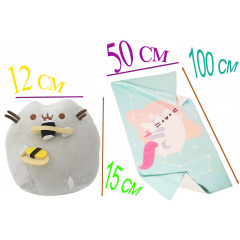 Комплект 2Life Pusheen cat 12х15 см та рушник 50х100 см v-12356 Косів
