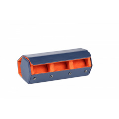 Кейс для годинників Salvadore PB/3176/3.BLU-OR 230х100х85 мм Синьо-помаранчевий Косов