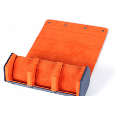 Кейс для годинників Salvadore PB/3176/3.BLU-OR 230х100х85 мм Синьо-помаранчевий Косов
