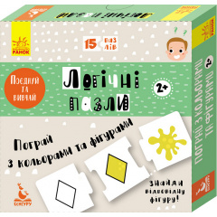 Логічні пазли Ranok Creative Пограй з кольорами та фігурами укр 889003 Доманівка