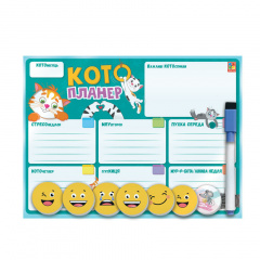 Магнітна дошка "Кото-планер" Vladi Toys VT3601-25 Укр Веселе