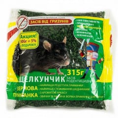 Родентицид Насіння країни Лускунчик зерно з ароматом арахісу 315 г Бровары