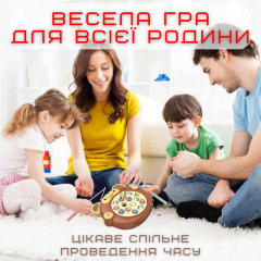 Дитяча Інтерактивна Музична Риболовля 2 Вудки 15 Рибок HK Коричнева (728) Черкаси