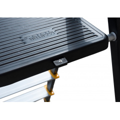 Драбина MASTERTOOL GM сталь+алюміній 6 ступенів h=1282 мм max 150 кг (79-1206) Київ