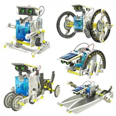 Іграшка робот-конструктор із сонячною панеллю та моторчиком Solar Robot Kit 14 в 1 (2079364884) Львов