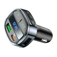 Автомобільний FM модулятор трансмітер Hoco E70 PD 30W зі швидкою зарядкою Bluetooth Володарск-Волынский