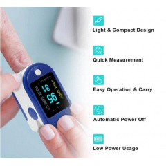 Пульсометр електронний на палець Пульсоксиметр Pulse Oximeter LK 87 Львів