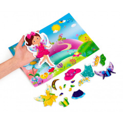 Магнітна гра для дітей "Фея" Vladi Toys VT3204-28 у папці Оріхів