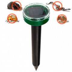 Ультразвуковий відлякувач кротів, гризунів та змій Solar Rodent Repeller на сонячних батареях Братське