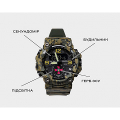 Наручний годинник чоловічий BESTA Brave ЗСУ Мілітарі (2993) Енергодар