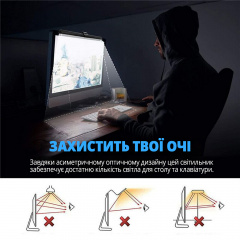 Лампа на монітор скрінбар Inspire TB-30SF 5W 3000-6000K USB Black Нововолинськ