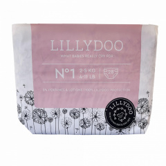 Підгузники Lillydoo 1 2-5 кг 56 шт Київ