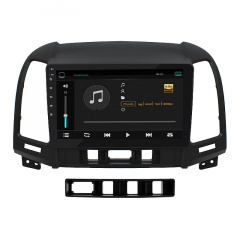 Штатная магнитола Lesko Hyundai Santa Fe II 2005-2010 9" 2/32Gb/ 4G/ Wi-Fi Premium GPS Android (9614-34401) Тернопіль
