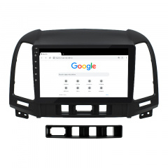 Штатная магнитола Lesko Hyundai Santa Fe II 2005-2010 9" 2/32Gb/ 4G/ Wi-Fi Premium GPS Android (9614-34401) Тернопіль