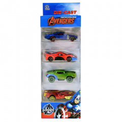 Набор металлических машинок Супергерой A-Toys 1210-11S 4 машинки Днепр