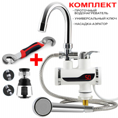 Проточний водонагрівач Delimano/Універсальний ключ Snap-n-Grip/Насадка на кран аератор Water Saver AN 49146710/1 Кропивницький