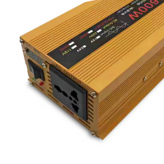 Інвертор перетворювач напруги 12-220V 1600W Чистий синус XINBOKE Золотистий (4055) Херсон