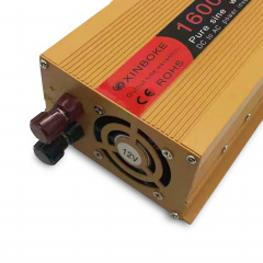 Інвертор перетворювач напруги 12-220V 1600W Чистий синус XINBOKE Золотистий (4055) Херсон