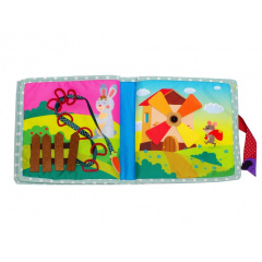 Фетрова книга для малят Bambini "Кошеня" 403648 Балаклея