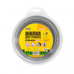 Лісочка для тримера MASTERTOOL GM Квадрат армований 2.70 мм 64 м (19-1313) Братское