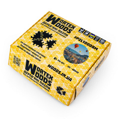 Дерев'яні пазли Wortex Woods Кольорові скелі Чжан'є Данксіа 50х50 см 508 елементи амеби PZL10001L Кременець