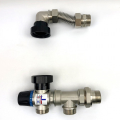 Змішувальний вузол Kvant Labaratory FLOMIX 1" теплої підлоги без насосу Приморськ