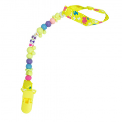 Тримач для пустушки Baby Mega Zayka MGZ-0503(Yellow) 34 см Дніпро