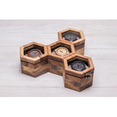 Органайзер для зберігання наручних годинників ecoWalnut 7.8х27.1х23.5 см Київ