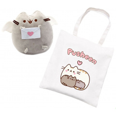 Комплект 2Life М'яка іграшка Pusheen cat 12х15 см та Сумка-шоппер 38х35 см v-12388 Косів