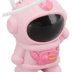 Індукційна іграшка з сенсорним керуванням GSL Астронавт з підсвічуванням Рожевий Кропива