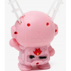 Індукційна іграшка з сенсорним керуванням GSL Астронавт з підсвічуванням Рожевий Кропива