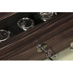 Скринька для зберігання годинників Salvadore WB/3085/BGB 23х12х9 см Коричнево-чорний Рівне