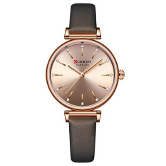Наручний годинник жіночий Curren Grass Brown Золотий (2829) Костополь