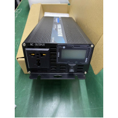 Інвертор напруги HOULI 3000W 12V в 220V Чистий синус з РК-дисплеєм Чорний (IN3W12VZK) Київ