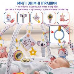 Розвиваючий килимок для дітей (немовлят) з дугами A1 (BabyMat-1M) Київ