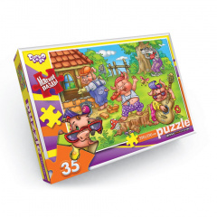 М'які пазли "Три порося" Danko Toys S35-10-10 35 елементів Косов