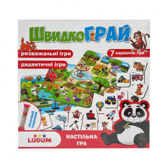 Настільна гра «ШвидкоГрай» Ludum LD1049-57, 104 фішки Орехов