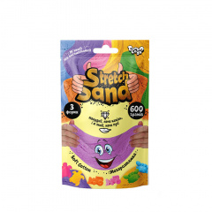 Набір креативної творчості "Stretch Sand" Danko Toys STS-04-01U пакет 600 гр Фіолетовий Хмельник
