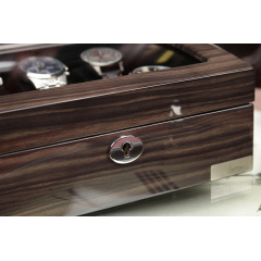Скринька для зберігання годинників Salvadore WB/3035/6BGB 230х95х230 мм Коричнево-чорний Братское