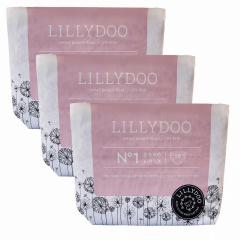 Підгузники Lillydoo 1 2-5 кг 84 шт Ворожба