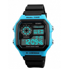 Годинник наручний Skmei 1299 Black Каменец-Подольский