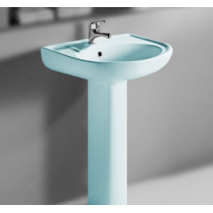 Комплект раковина з ніжкою RAK Ceramics Cynthia Wash Basin 57 см Блакитний (1706405658) Мукачево