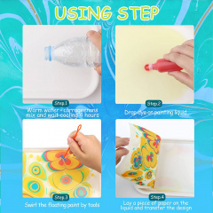 Набір для малювання на воді Jar Melo 6 кольорів Marbling Kit. Набір для марморування ( JA 91487 ) Володарск-Волынский
