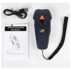 Відлякувач собак Ultrasonic PU70 з ліхтариком та функцією дресирування (2098547083) Оріхів